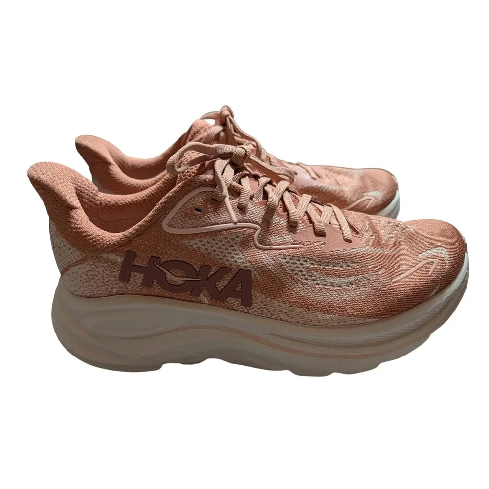 Hoka Clifton 10 Womens Running Shoes Rose Pink Athletic Sneakers 1150911